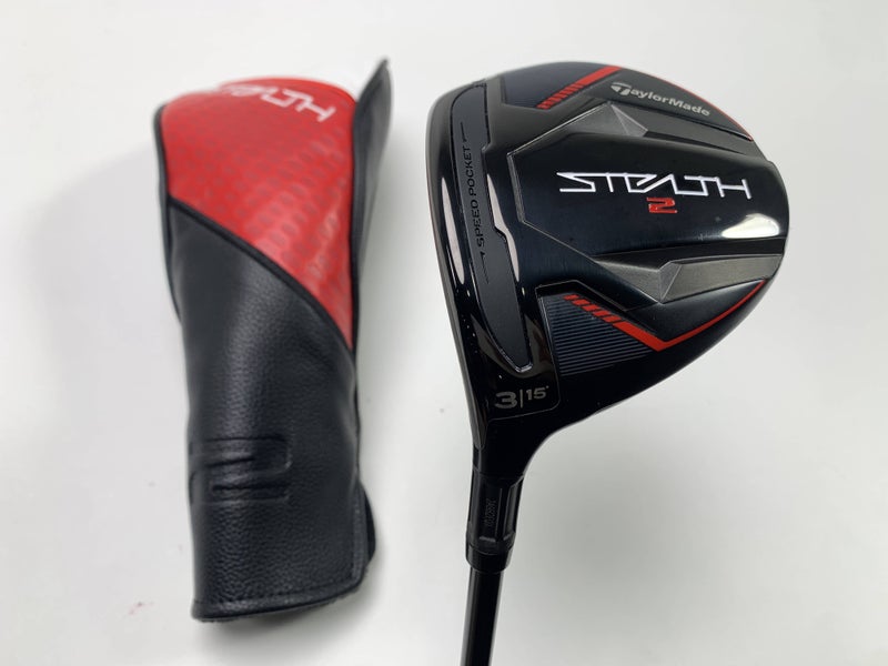 TaylorMade Stealth 2 3 Fairway Wood 15* Fujikura Ventus Red TR 6-S Stiff LH NEW