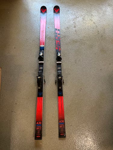 Used 2023 Women's Rossignol 188 cm Racing Hero FIS GS Pro Skis With Bindings Max Din 18