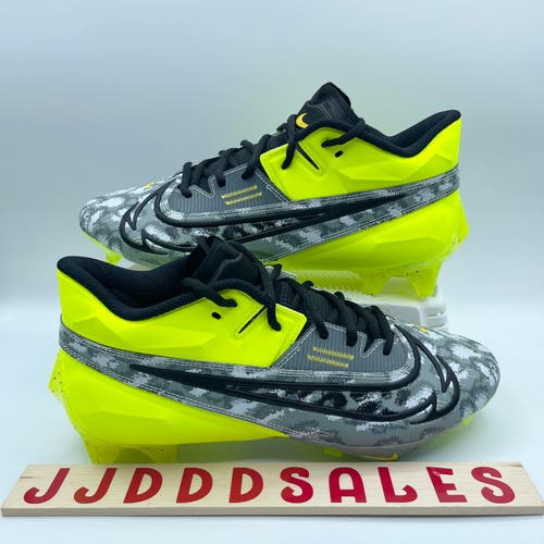 Nike Vapor Edge Elite 360 2 Football Cleats Volt Black FB3347-703 Men’s Sz 8 NEW