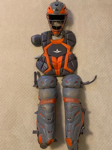 Used All Star System 7 Axis Catcher's Set