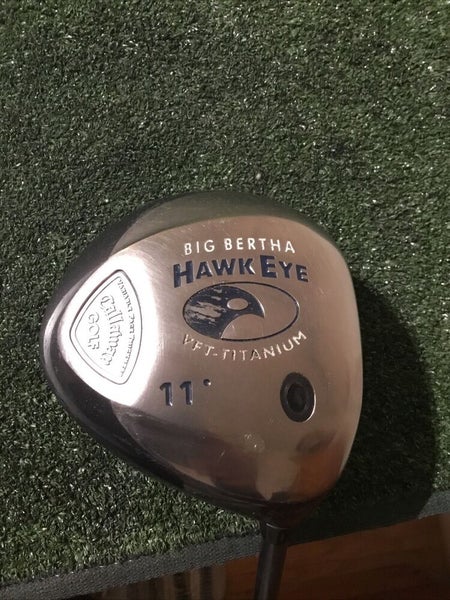 Callaway Ladies Big Bertha Hawkeye VFT Titanium 11* Driver Gems 50g Graphite 44”