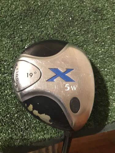 Callaway X 19* 5 Wood Stiff Fujikura 65g Graphite Shaft