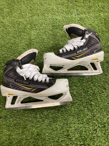 Used Senior Bauer Supreme One.9 Hockey Goalie Skates Regular Width 7