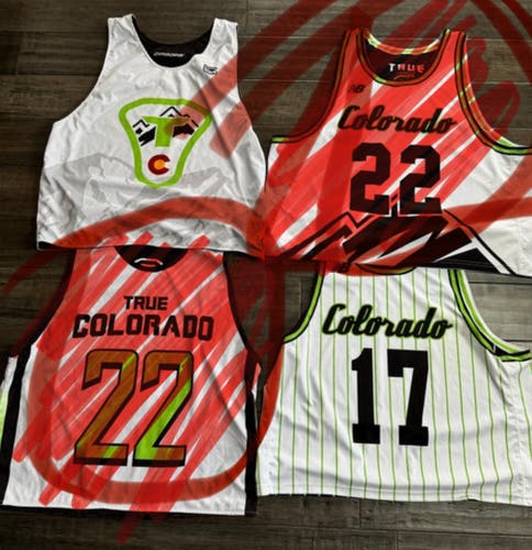 True Colorado Lacrosse Game Jerseys