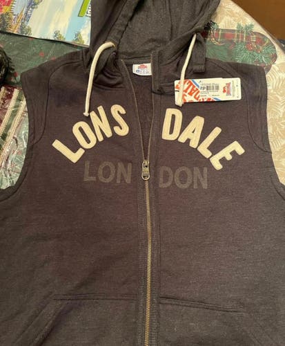 Mens Lonsdale short sleeve hoodie