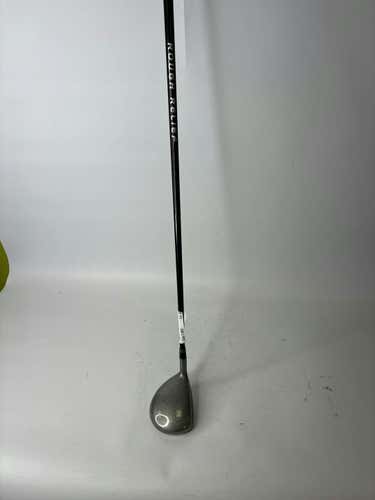 Used Rough Relief Square Two Golf 3 Wood Regular Flex Graphite Shaft Fairway Woods