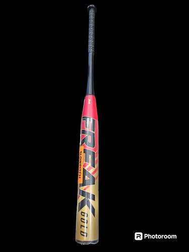 Used Miken Freak Gold 34" -8 Drop Slowpitch Bats