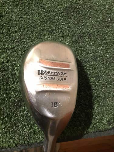 Warrior Custom Golf 18* Hybrid Regular Harrison Steel Shaft