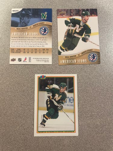 Minnesota North Stars Hockey Card 2 Pack