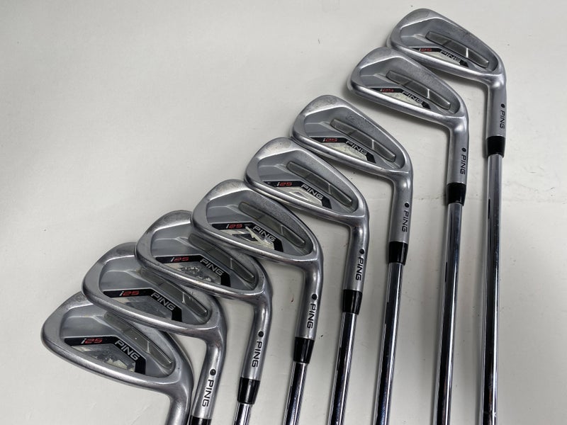 Ping I25 Iron Set 4-PW+UW Black Dot CFS Stiff Steel Mens RH