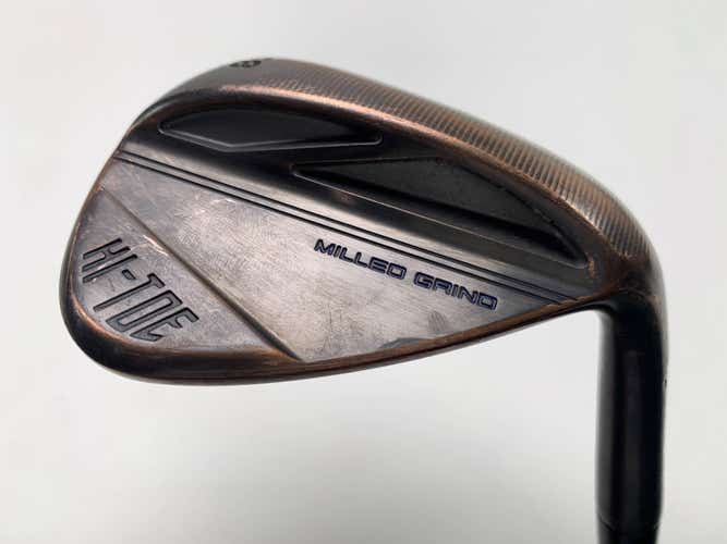 TaylorMade Milled Grind Hi-Toe 3 Copper 58* 10 KBS Hi-Rev 2.0 Wedge Steel RH