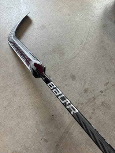 NCAA Used Senior Bauer Regular 25" P31 Paddle Pro Stock Supreme Mach Goalie Stick