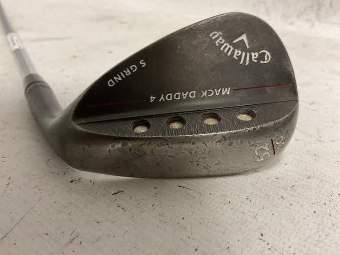 Used Callaway Mack Daddy 4 S Grind 52 Degree Stiff Flex Steel Shaft Wedge