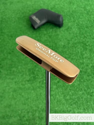 SeeMore Original FGP Copper 34” Putter + Headcover