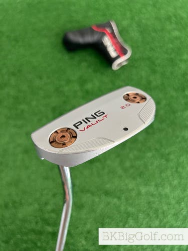 LH Ping Vault 2.0 Piper 33” Putter + Headcover