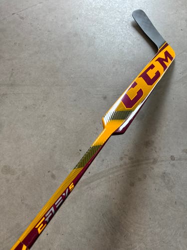 NCAA Used Senior CCM Regular 26" Paddle Pro Stock Eflex 5 PROlite Goalie Stick