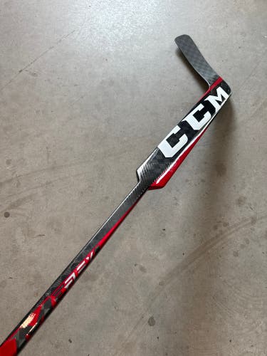 NCAA Used Senior CCM Regular 26" Paddle Pro Stock Eflex 5 PROlite Goalie Stick