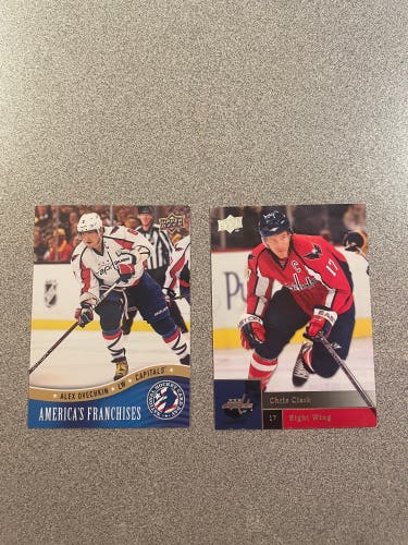 Washington Capitals Hockey Card 2 Pack