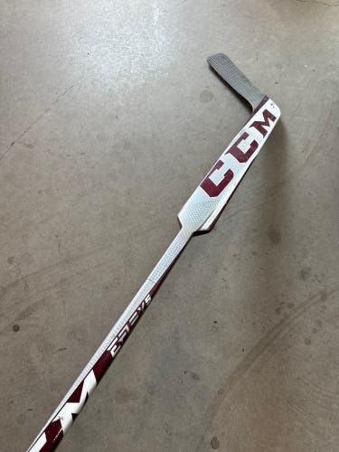 NCAA Used Senior CCM Regular 26" Paddle Pro Stock Eflex 5 PROlite Goalie Stick