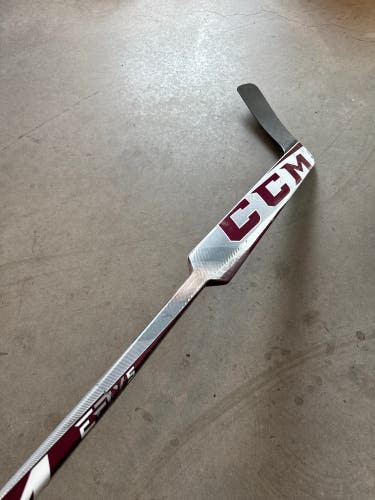 NCAA Used Senior CCM Regular 26" Paddle Pro Stock Eflex 5 PROlite Goalie Stick