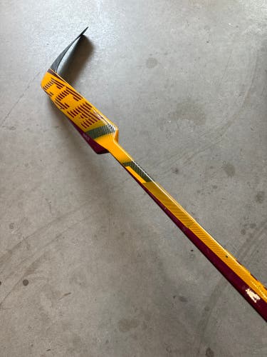 NCAA Used Senior CCM Regular 26" Paddle Pro Stock Eflex 5 PROlite Goalie Stick