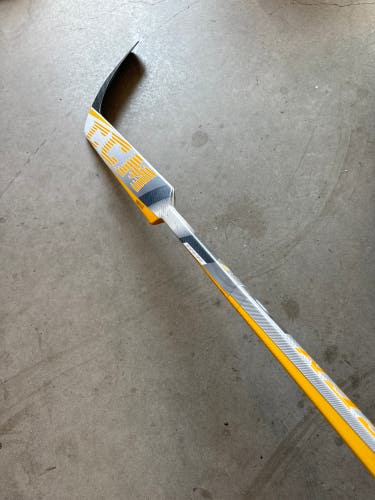 NCAA Used Senior CCM Regular 26" Paddle Pro Stock Eflex 5 PROlite Goalie Stick