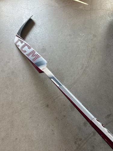 NCAA Used Senior CCM Regular 26" Paddle Pro Stock Eflex 5 PROlite Goalie Stick