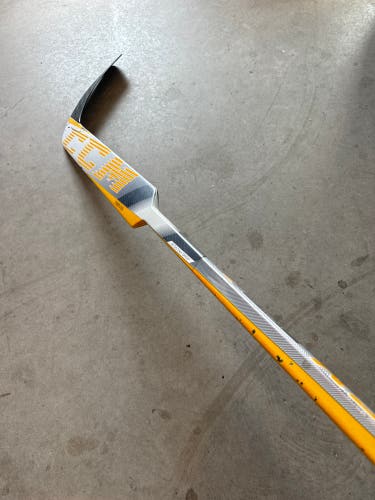 NCAA Used Senior CCM Regular 25" Paddle Pro Stock Eflex 5 PROlite Goalie Stick