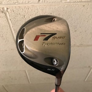 Used Men's TaylorMade R7 Quad Right Handed Driver Stiff Flex 9.5 Loft