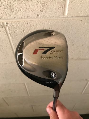 Used Men's TaylorMade R7 Quad Right Handed Driver Stiff Flex 9.5 Loft