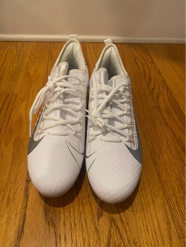White New Size 11.5 (Women's 12.5) Adult Nike Cleats - Nike Alpha Hurache 7 Elite