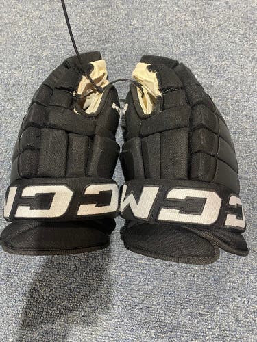 Used Charlotte Checkers Black CCM 14" HG97 Gloves