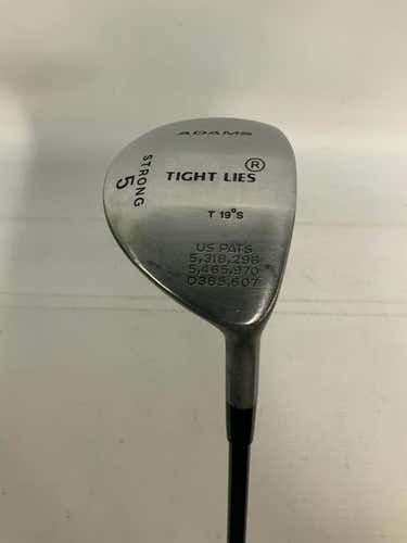 Used Adams Tight Lies 19 Degree 5 Wood Uniflex Graphite Shaft Fairway Woods