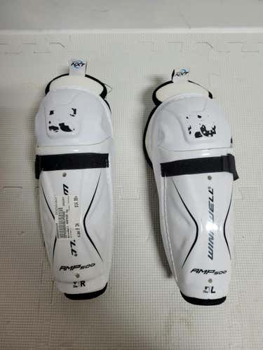 Used Winnwell Amp500 9" Hockey Shin Guards