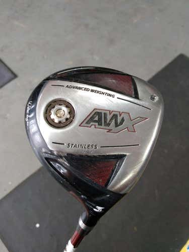 Used Walter Hagen Awx 3 Wood Graphite Stiff Golf Fairway Woods