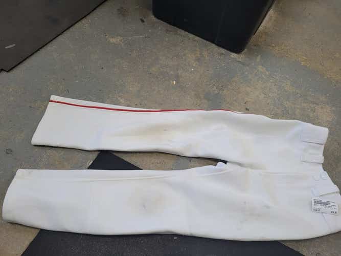 Used Mizuno Youth Bb Pants Lg Baseball And Softball Bottoms