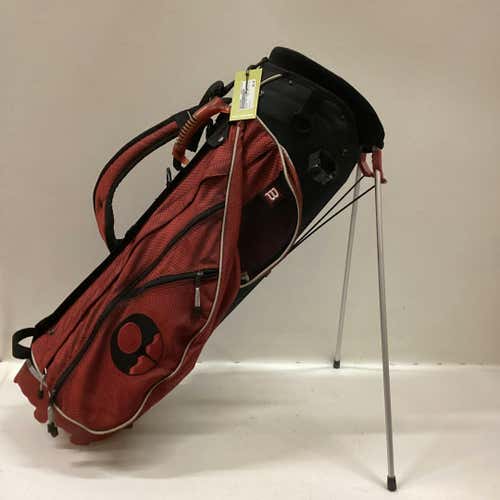 Used Wilson Red Stand Bag Golf Stand Bags