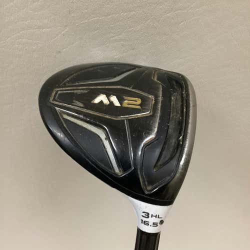 Used Taylormade M2 3 Wood Stiff Flex Graphite Shaft Fairway Woods