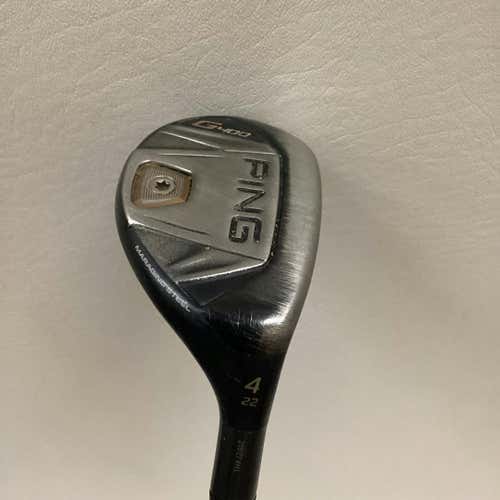 Used Ping G400 4 Hybrid Stiff Flex Graphite Shaft Hybrid Clubs