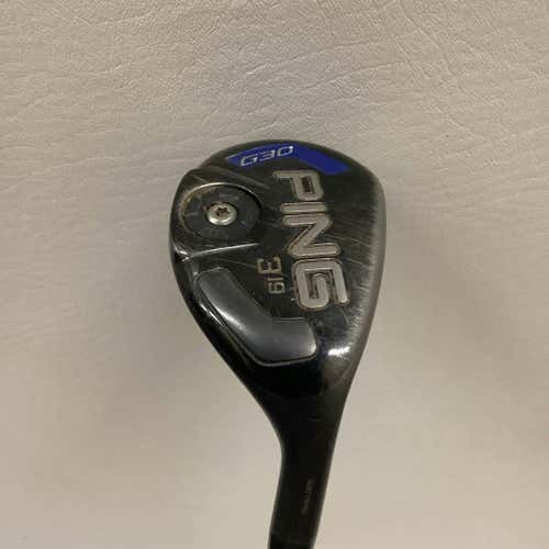 Used Ping G30 3 Hybrid Regular Flex Graphite Shaft Hybrid Clubs