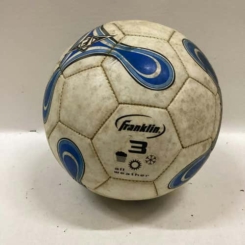 Used Franklin All Weather 3 Soccer Balls