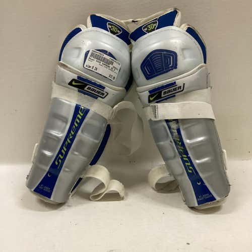 Used Bauer Nike Supreme Sz 9 9" Hockey Shin Guards