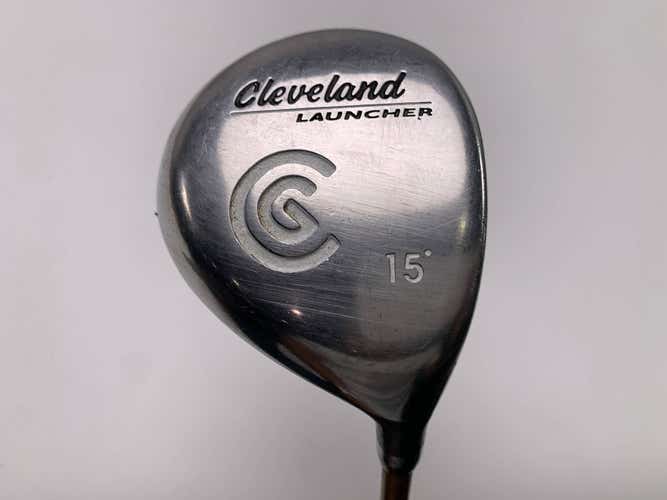 Cleveland Launcher 3 Fairway Wood 15* Launcher Gold 65g Senior RH Midsize Grip