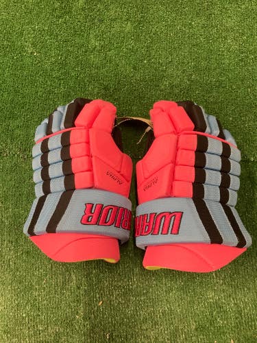 Pink Used Senior Warrior Alpha Classic Pro Gloves 13"