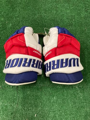 White Used Senior Warrior Covert Pro Gloves 14"