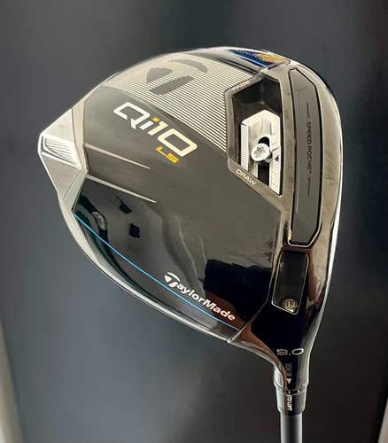 TAYLORMADE QI10 LS 9.0 DEGREE DRIVER + HEADCOVER