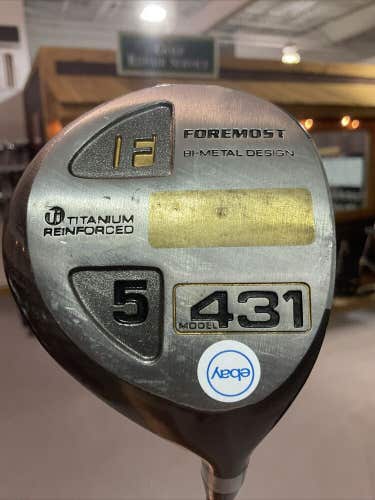 Foremost BiMetal Design Model 431 Golf Fairway 5 Wood Mid-Firm Flex Graphite