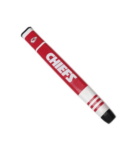 NEW Team Golf Kansas City Chiefs Red/White Jumbo Putter Grip w/Ball Marker