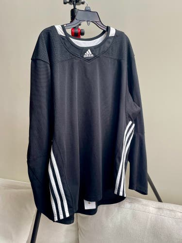 Used Black Size 56 Adidas Hockey Practice Jersey