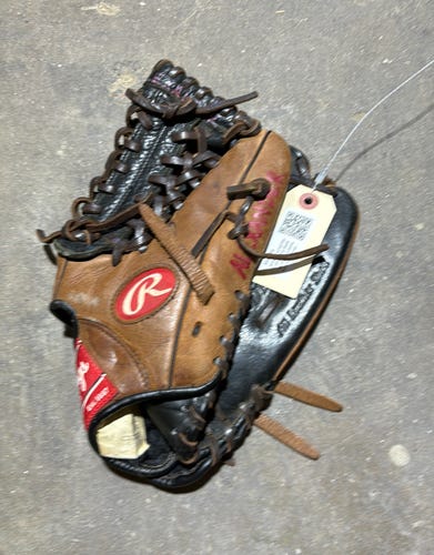 Brown Used Kid Pitch (9YO-13YO) Rawlings Premium Series Right Hand Throw Infield Baseball Glove 12"